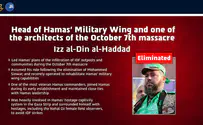 IDF spokesperson Hamas military chief Izz al-Din al-Haddad eliminated