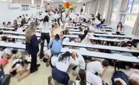 רגעי פחד ובהלה בבית הספר בזמן האזעקה