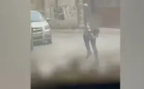 Caught throwing stones on camera - arrested at work
