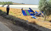 Hatzalah spokesperson Jezreel Valley: 2 killed in light aircraft crash