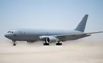 New refueling plane lands in Israel