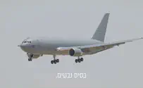 צילום: דובר צה"ל Кадры посадки нового самолёта-заправщика «Гидеон»
