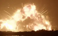 Мощный взрыв ракеты-носителя компании Blue Origin