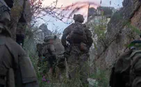 Golani troops operating in Beaufort sector