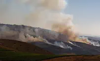 Fire and Rescue Service Fire spreads toward Yitzhar