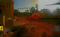 צילום מסך Hezbollah reveals: Footage from the impact angle
