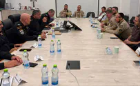 צילום: דוברות בן גביר נפגש עם שוטרים חרדים בירושלים