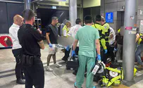 צילום: מד"א נוסע התמוטט בתחנת תל אביב ההגנה - הדפיברילטור הציבורי הציל את חייו