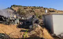 Firefighters battle brush fire in Bat Ayin