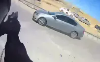 צילום: דוברות המשטרה המרדף בפזורה הסתיים בתאונה ומעצר