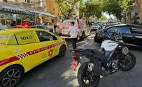 צילום: מד"א ילדה נפלה מגובה בחדר מדרגות, מצבה קשה