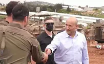צילום מסך המפגש של בנט עם המג"ד שנפל