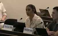 Screenshot Former hostage Ilana Gritzewsky confronts UN