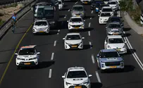 צילום: יואב דודקביץ, TPS Протест-автопробег харедим: мощные заторы на дорогах