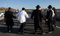 Traffic and confrontations amid Haredi protest convoy