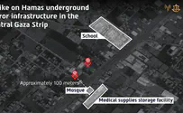 IDF strikes Hamas underground site in central Gaza