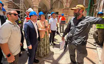 Extensive construction works begin at the Cave of the Patriarchs