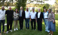 President Herzog meets with massacre survivors