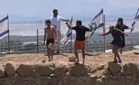 Press Release Tzvi Succot jumps into Herod's Pool