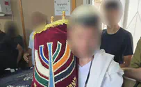 Courtesy of the photographer Lone reservist celebrates bar mitzvah at age 36