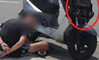 Watch: Drug trafficker drives into traffic while fleeing police