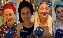 צילום: ערוץ 7 המחווה המרגשת לנשות האברכים