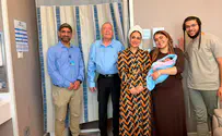 Terror attack survivor gives birth at same hospital
