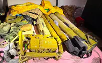 Civilian bedroom turned into arms cache