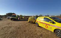 צילום: מד"א מטוס קל התרסק סמוך לעין ורד
