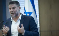 צילום: Yonatan Sindel/Flash90 סמוטריץ' שיבח את אשת בנו הפצוע, הקהל הריע