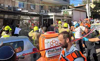 United Hatzalah Search for trapped people after Jerusalem balcony collapses