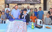 צילום: רועי חדי הרב דב ליאור הגיע במסוק לשא-נור