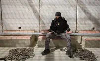 Chaim Goldberg/Flash90 Work begins on crocodile barrier pilot at Ketziot Prison