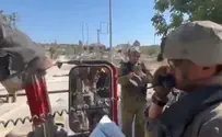 צילום: מתוך הסרטון כך חגגו לוחמי צה"ל את הלידה