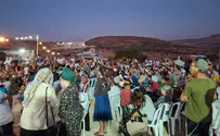 צילום: דוברות 4,000 איש חגגו 4 שנות התיישבות ברמת ארבל