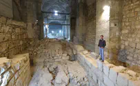 Rare First Temple mold discovered beneath Tower of David