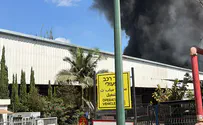 Watch: Massive fire erupts in Sderot industrial zone