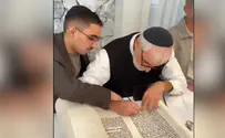 Rom Braslavski completes Torah started during his captivity