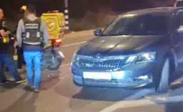 נער נפגע מרכב פלסטיני במהלך הפגנה
