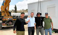צפו: לקראת העלייה לקרקע - מבנים הונחו ביישוב החדש עמק דותן