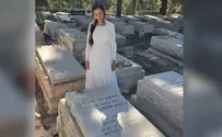 אחותו של אהוביה סנדק עלתה לקברו בשמלת כלה