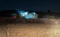 Illegal PA structures threatening Derech Avraham Farm demolished