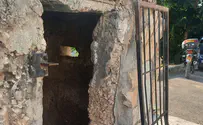 צילום: יעקב שנקמן הושחתה עמדת האצ"ל בצפת