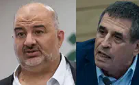 צילום: יונתן זינדל, פלאש 90 המגעים נמשכים: עבאס וסגלוביץ' נפגשו