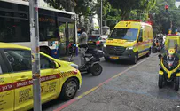 צילום: מד"א התמוטטה ברחוב בתל אביב - וניצלה