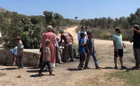צילום: דביר עמר מאות בשיירה לזכר סמ"ר בניהו מלט הי"ד