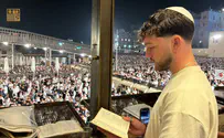 Western Wall Heritage Foundation Captivity survivors Bar Kupershtein and Agam Berger take part