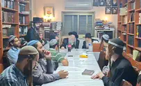 צילום: באדיבות המצלם האדמו"ר מראחוב ביקר בישיבת הסדר