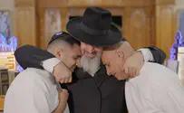 צילום: יגאל פסחוב הרב שאולוב והיוצרים בשיר סליחות