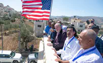 Jeries Mansour, U.S. Embassy Jerusalem Huckabee pulled out his phone and filmed Jewish settlers